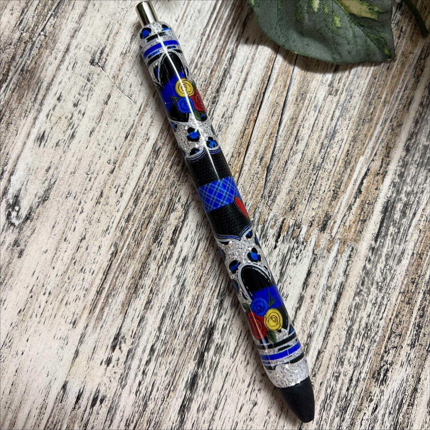 Glitter Pen - Thin Blue Line