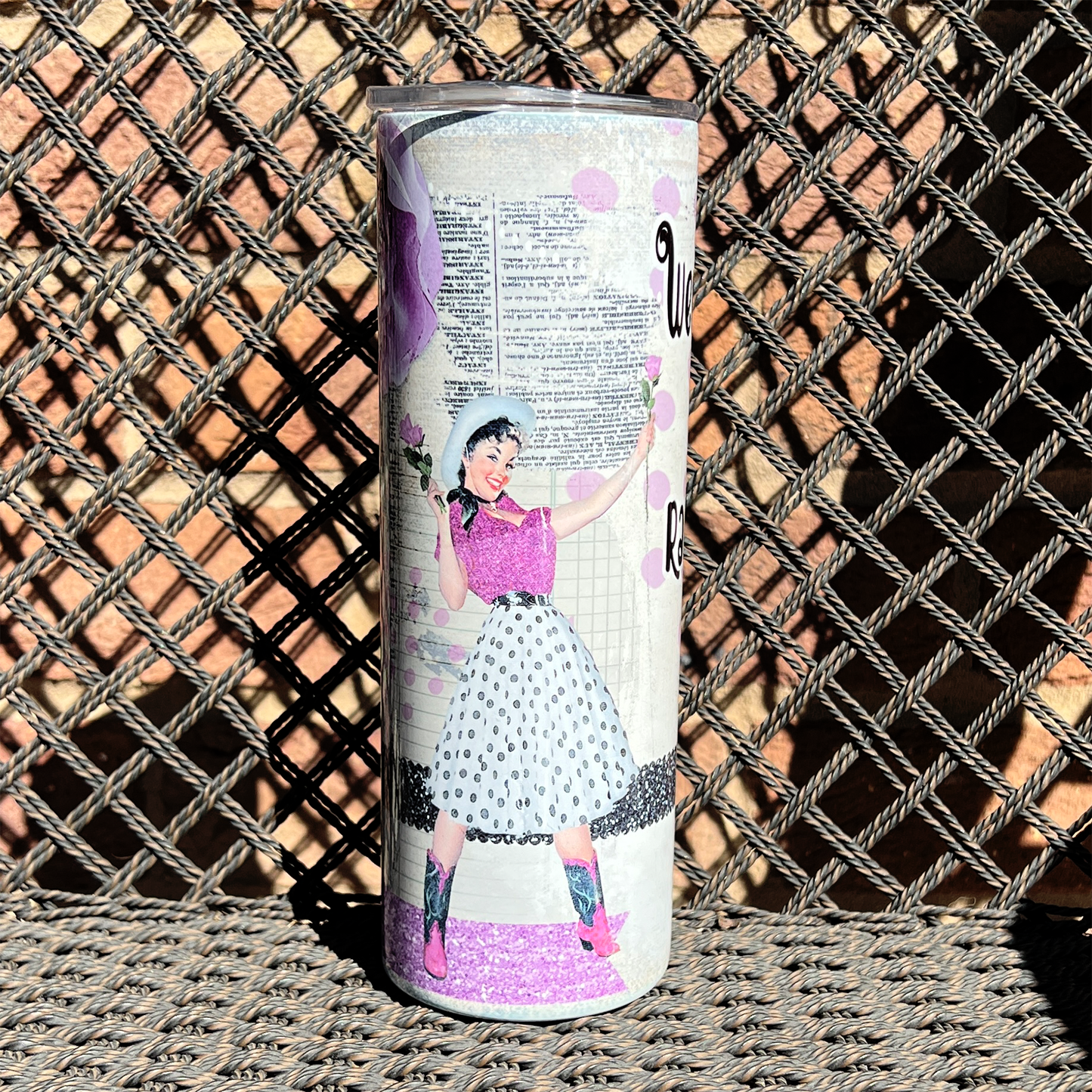 Sublimation Tumbler - 20oz - Well Behaved Women Rarely Make History