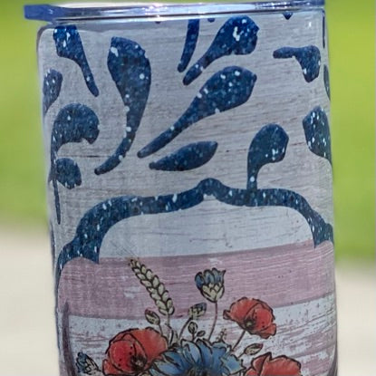 Sublimation Tumbler - 20oz - Boho Skull