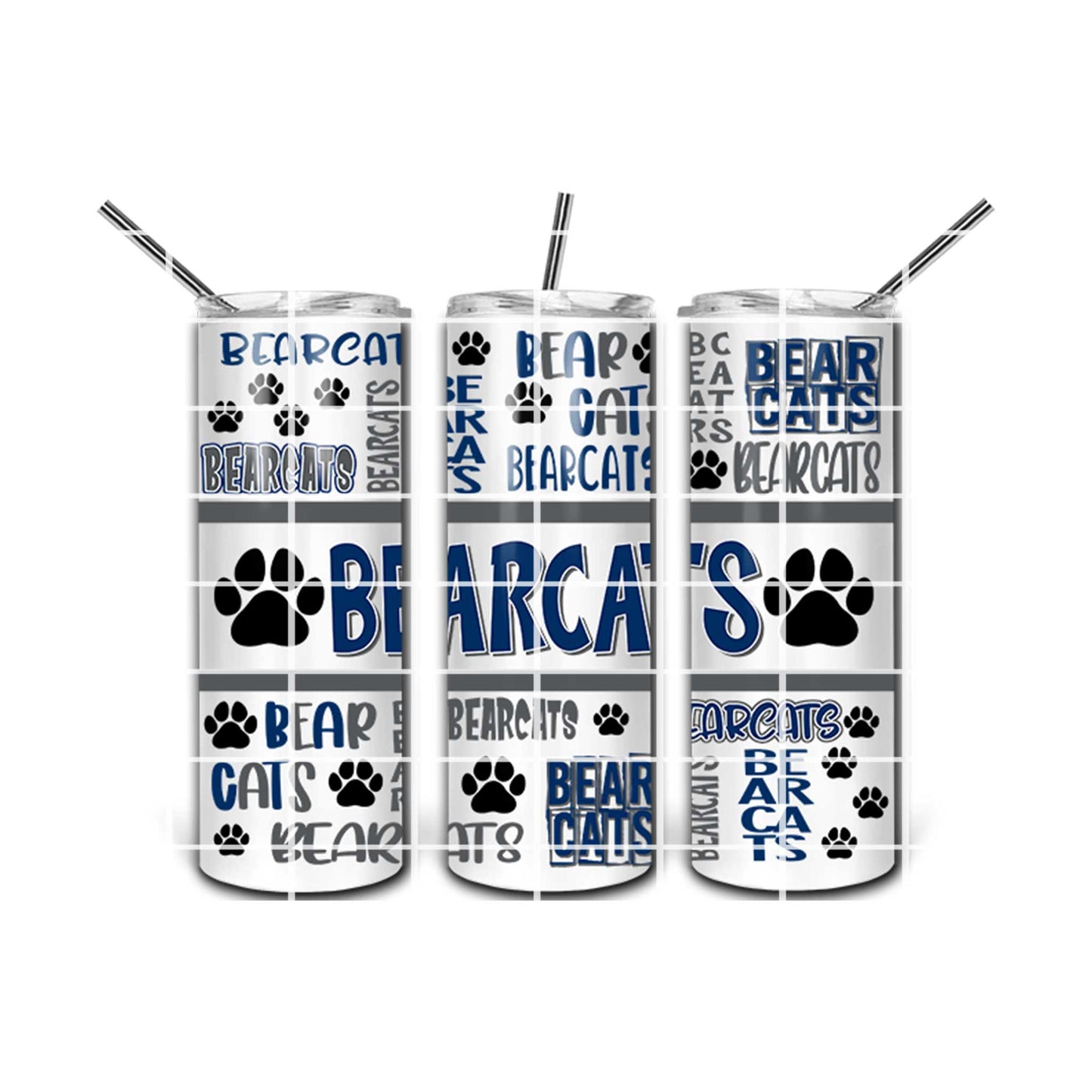 Digital Design - Bearcats 20oz Tumbler Design