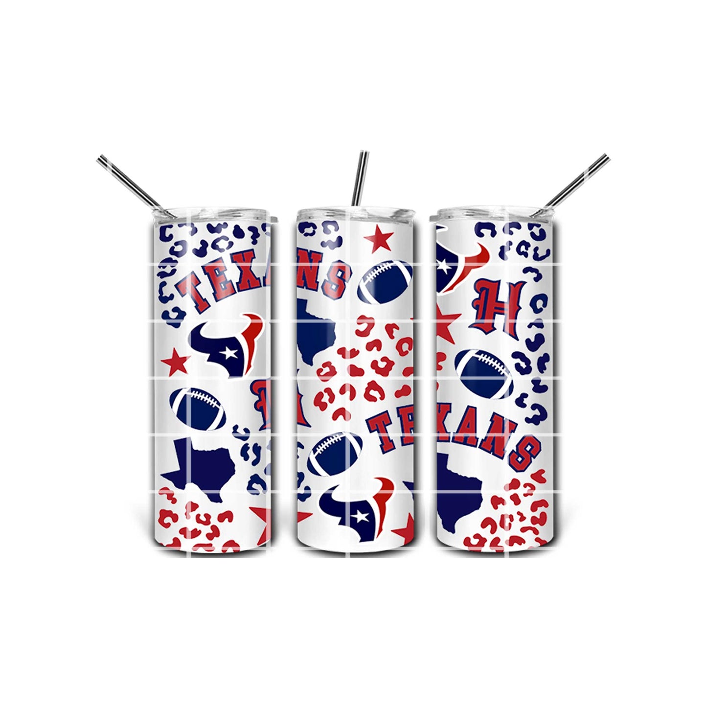 Digital Design - Texans 20oz Tumbler Design