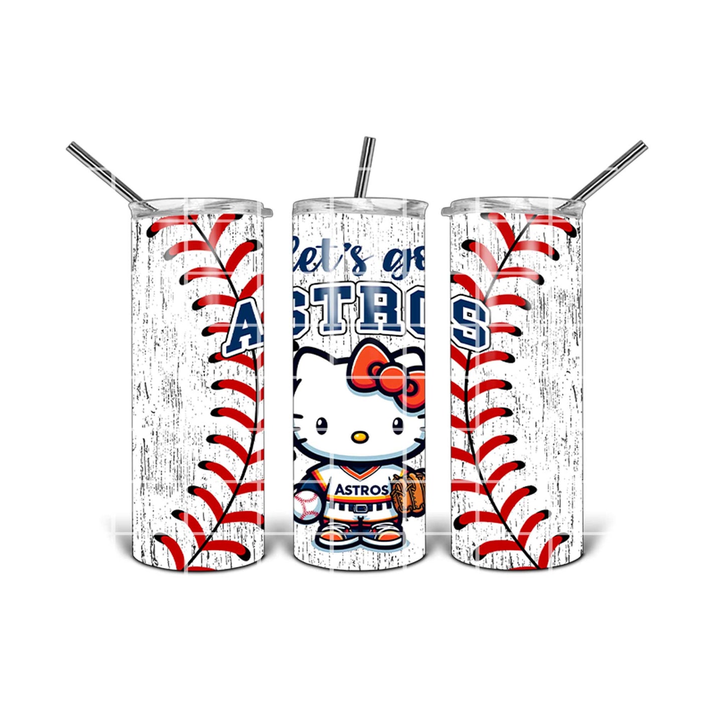 Digital Design - Houston Astros Hello Kitty 20oz Tumbler Design