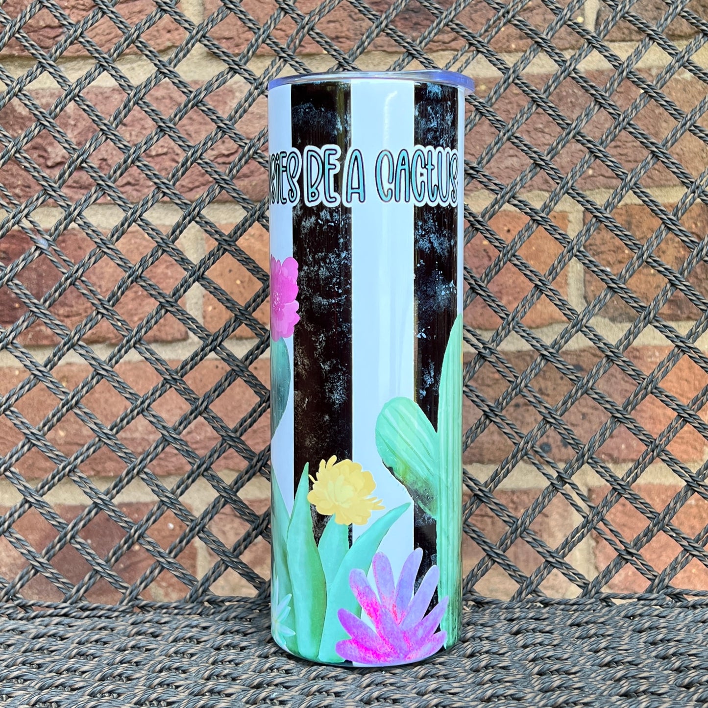 Sublimation Tumbler - 20oz - Be A Cactus