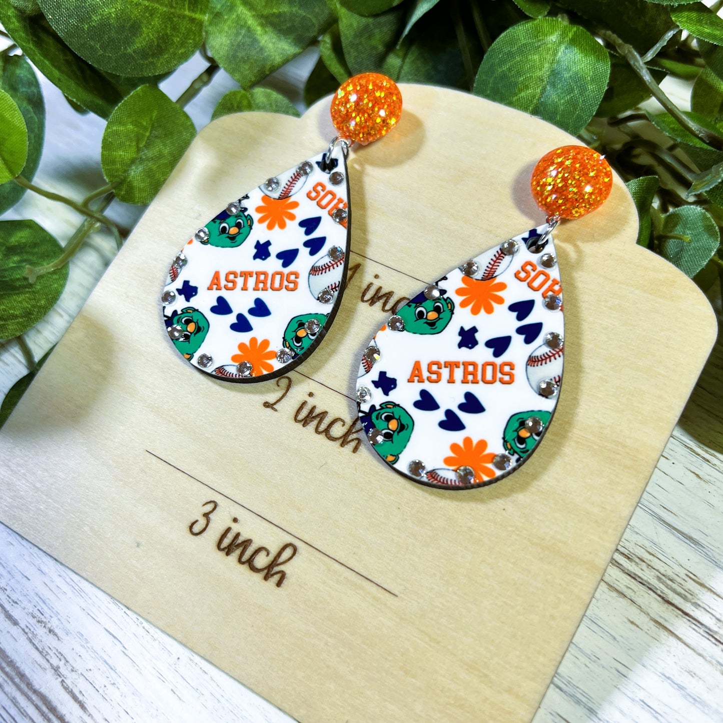 Astros Orbit Pattern Earrings