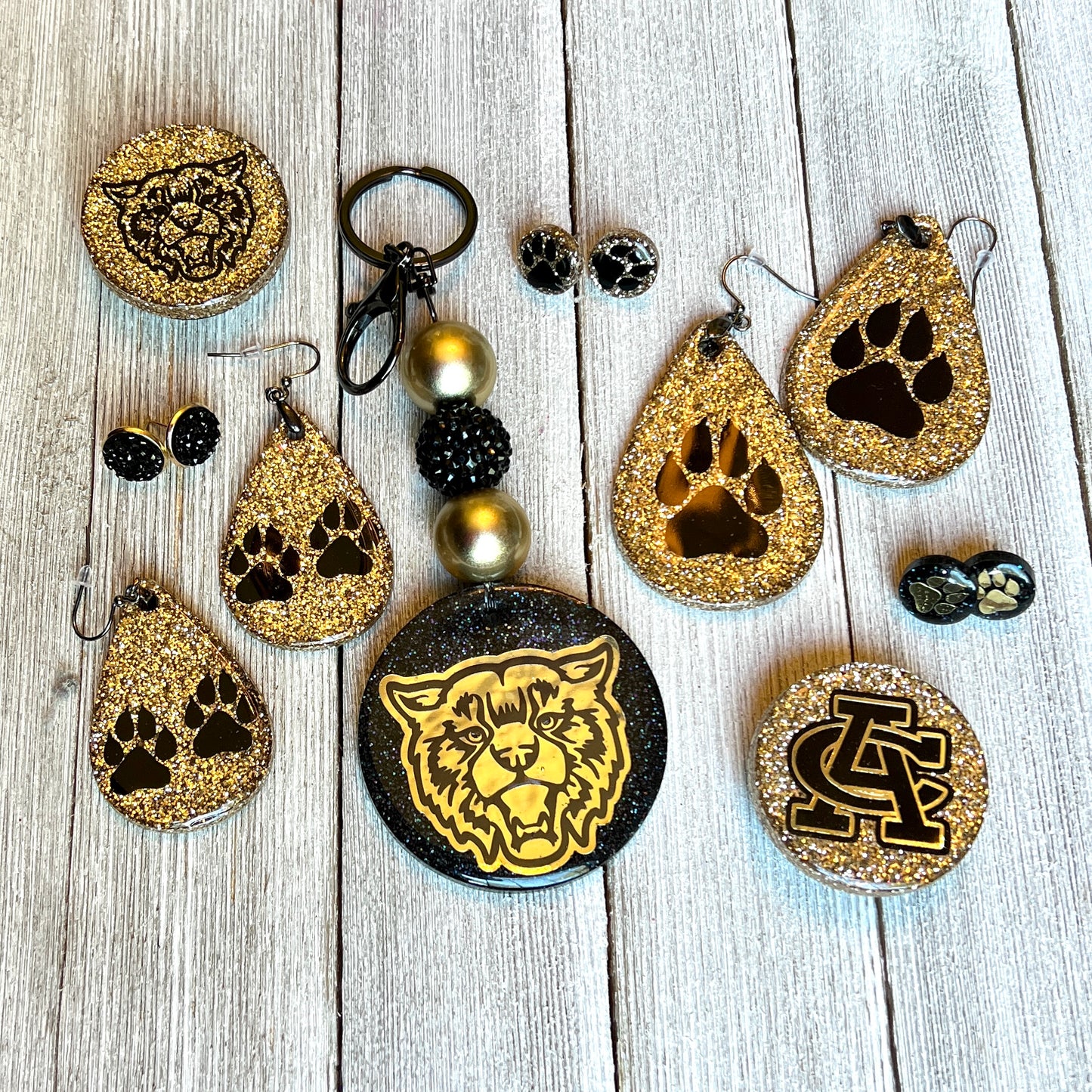 *** CUSTOM REQUEST *** GLITTER DROP EARRINGS