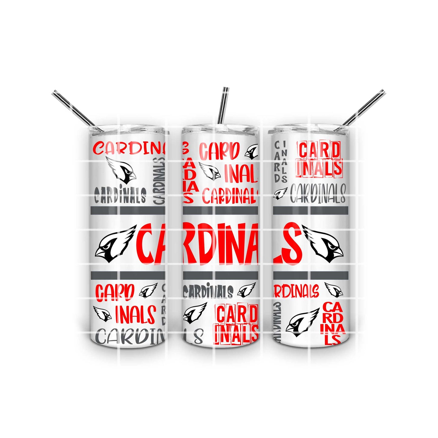 Digital Design - Cardinals 20oz Tumbler Design