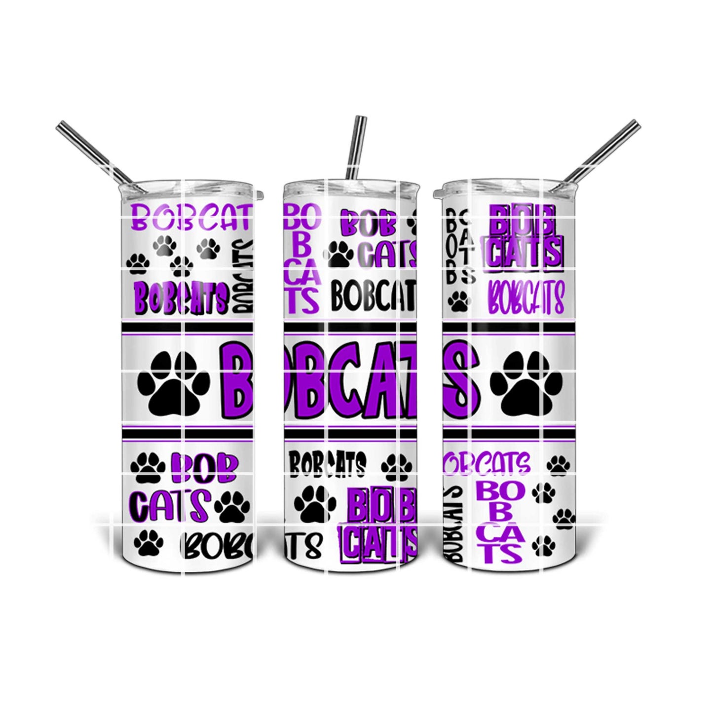 Digital Design - Bobcats 20oz Tumbler Design