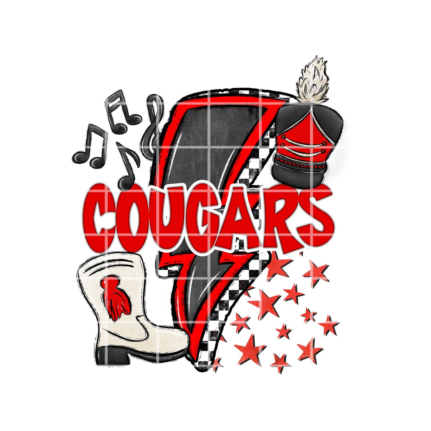 Digital Design - Cougars Bqnd