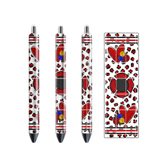 PEN WRAP DESIGN - THIN RED LINE