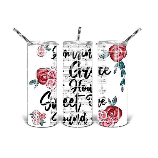 20 oz Tumbler Design - Amazing Grace