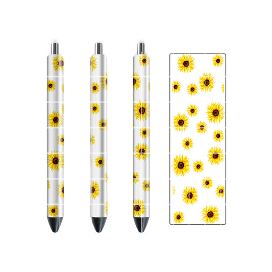 PEN WRAP DESIGN - SUNFLOWERS