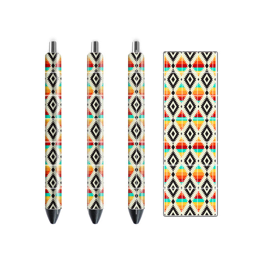 PEN WRAP DESIGN - AZTEC