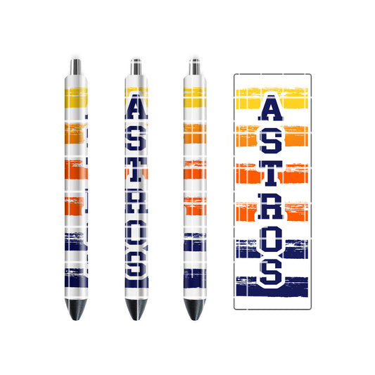 PEN WRAP DESIGN - ASTROS STRIPES