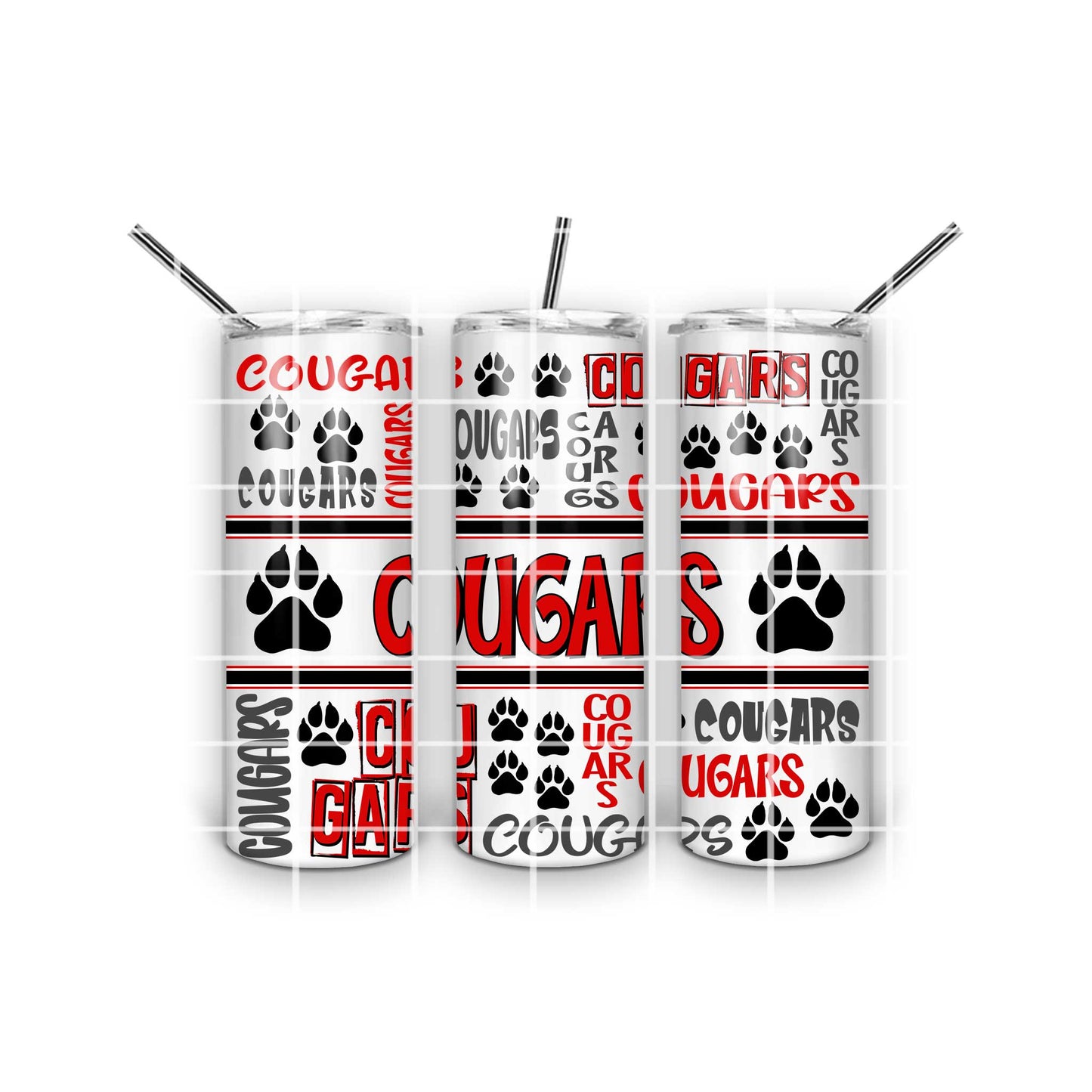 Mascot Digital Design - Cougars Tumbler