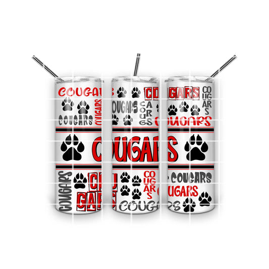 Mascot Digital Design - Cougars Tumbler