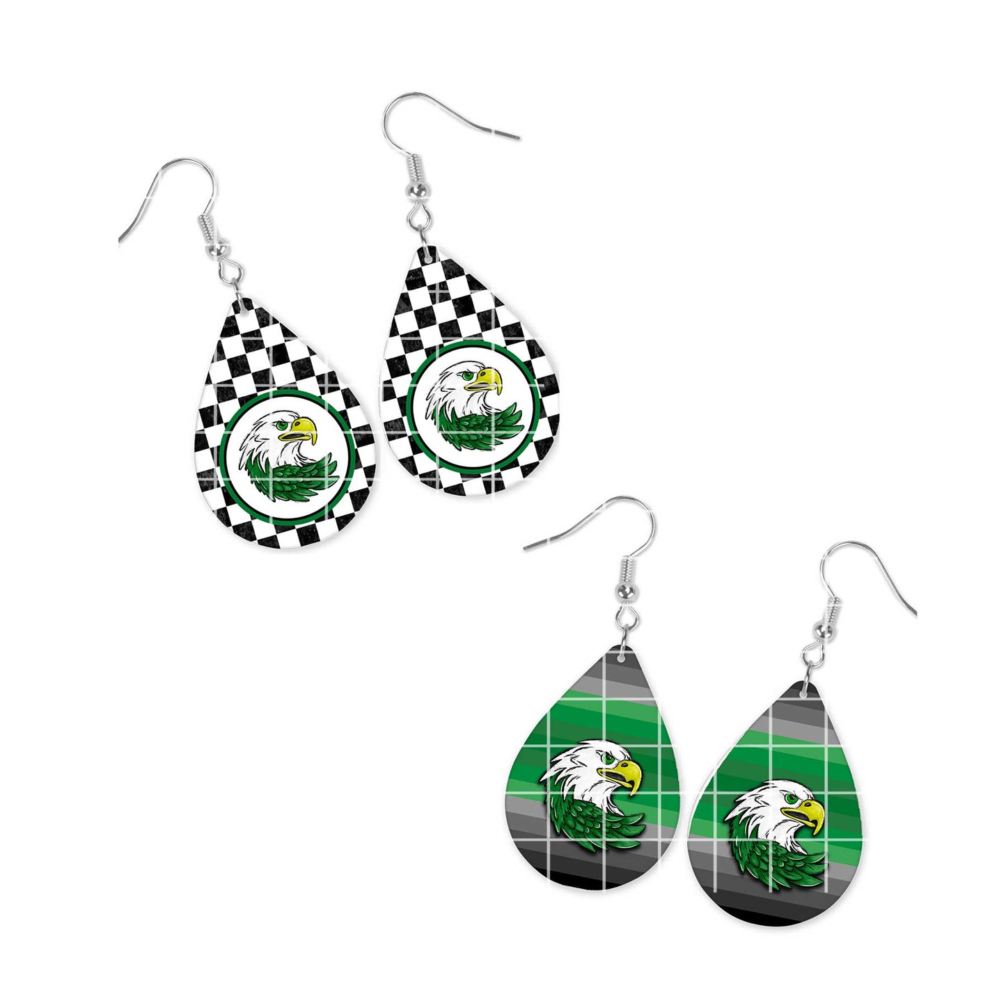 Digital Design - Eagles Earrings 2