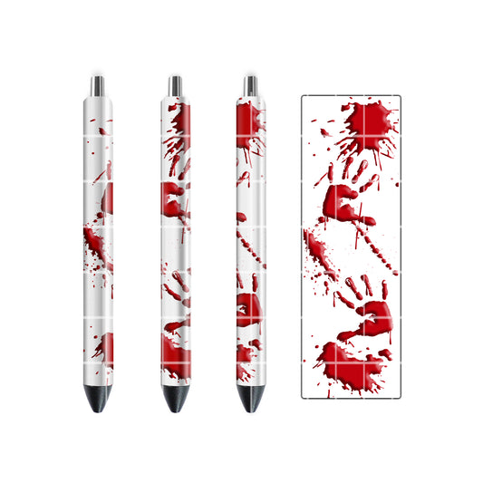 PEN WRAP DESIGN - BLOODY HAND