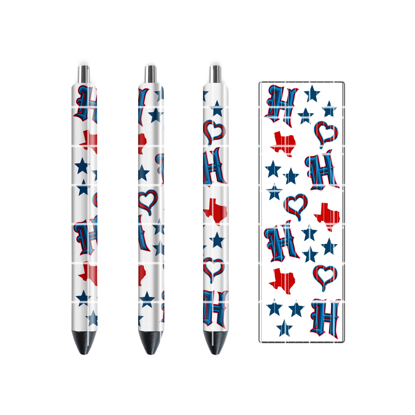 PEN WRAP DESIGN - TEXANS H