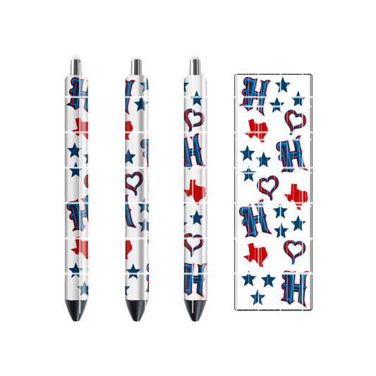 PEN WRAP DESIGN - TEXANS H