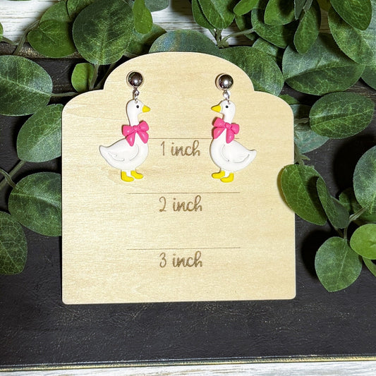 Goose Clay Earrings