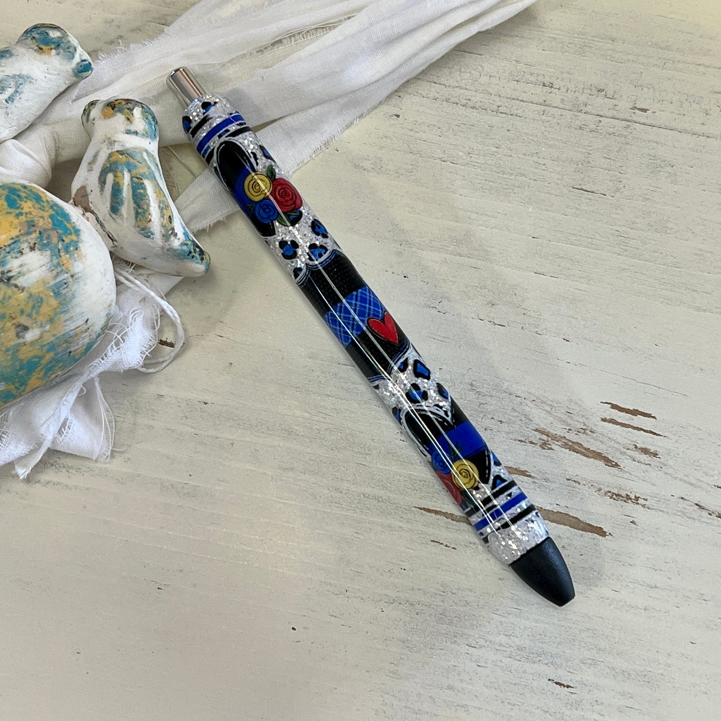Glitter Pen - Thin Blue Line