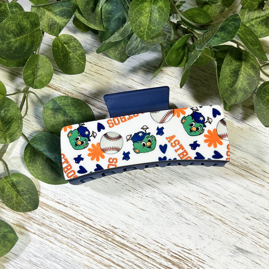Astros Hair Claw Clip With Orbit