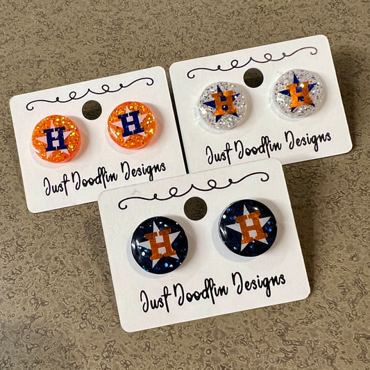 Astros Stud Earrings