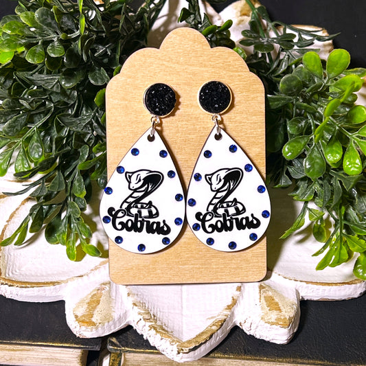 COBRAS Teardrop Earrings