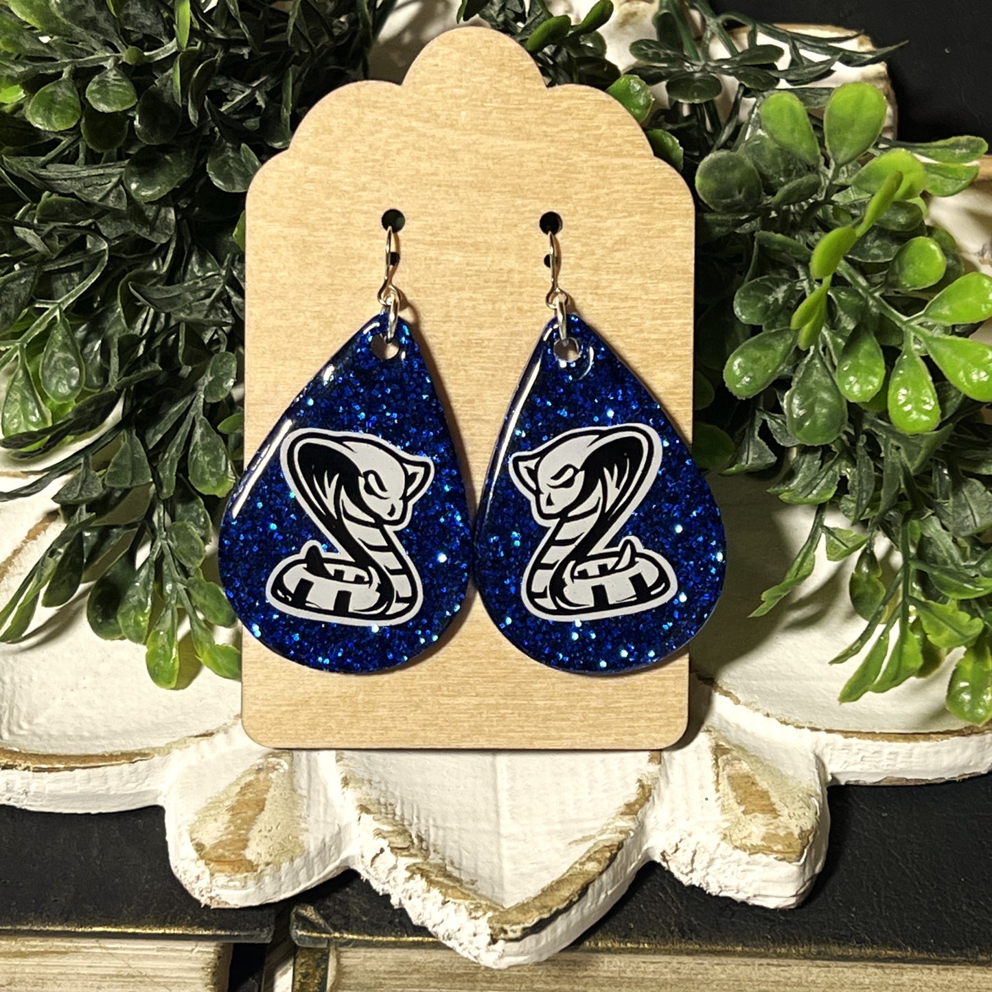 *** CUSTOM REQUEST ***  GLITTER DROP EARRINGS