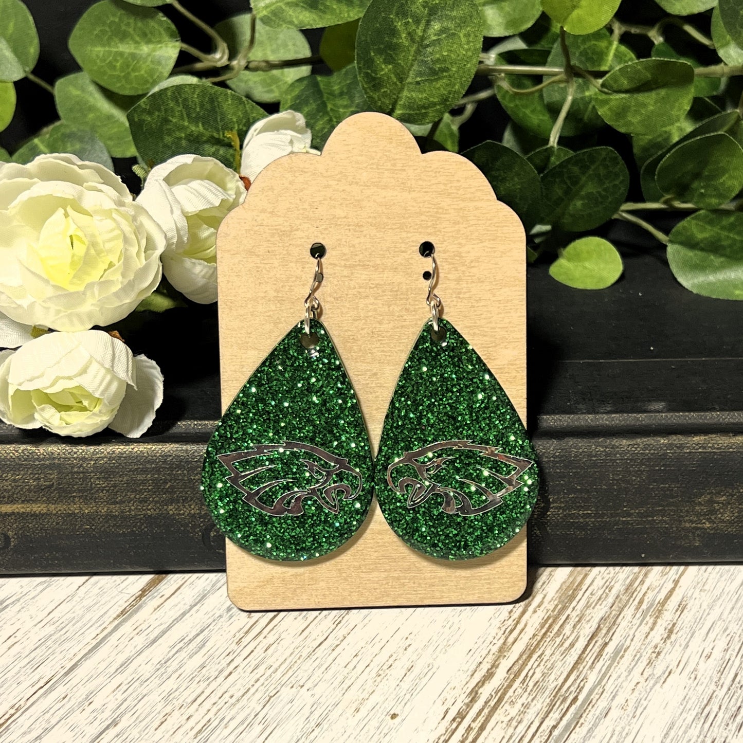 *** CUSTOM REQUEST ***  GLITTER DROP EARRINGS