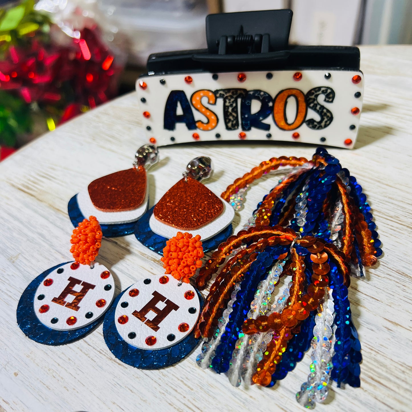 Astros Sequins Earrings