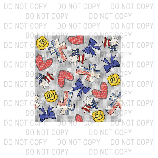 Digital Design - Texas At Heart - Seamless Design