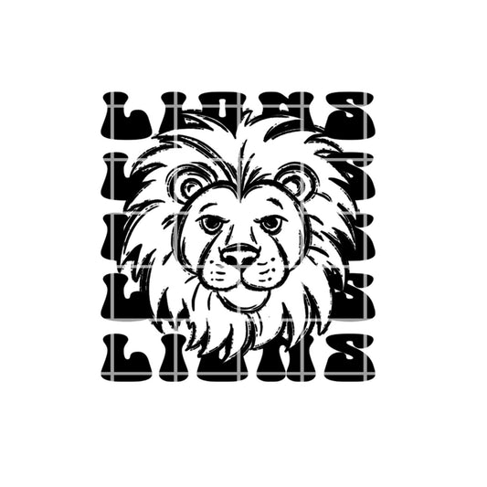 Mascot Digital Design - Lions