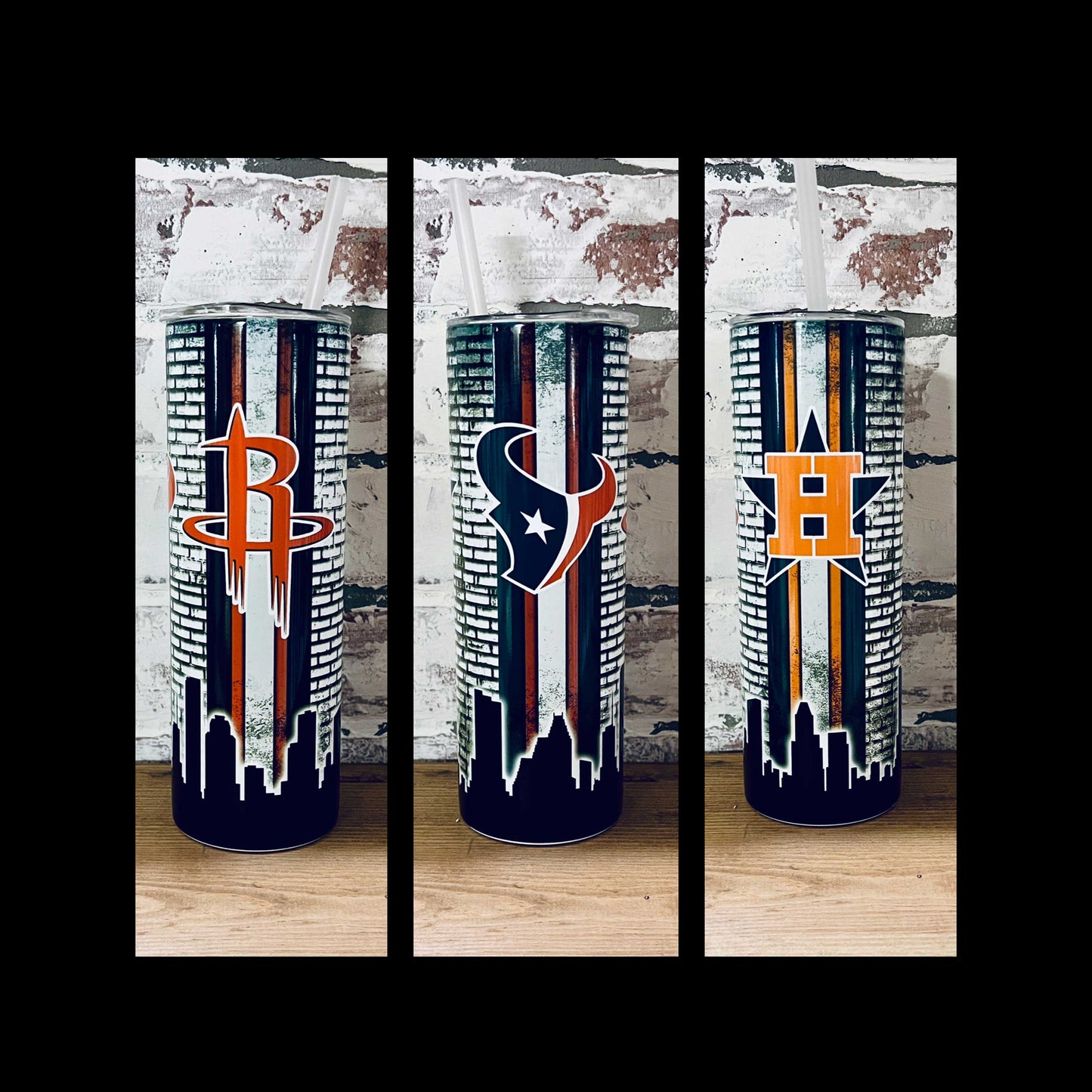 Sublimation Tumbler - 20oz - Houston Teams